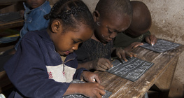 Schoolchildren in Madagascar