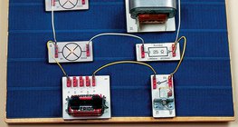 Circuit with a ferrite core inductor