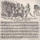 Contemporary sheet music of La Marseillaise
