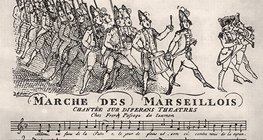 Contemporary sheet music of La Marseillaise