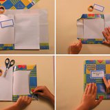 Füzet bevonása papírborítóval