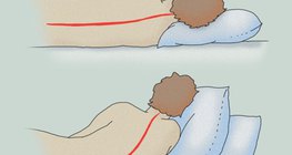 Lying in bed - right and wrong way