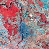 Η Βουδαπέστη από δορυφορική λήψη