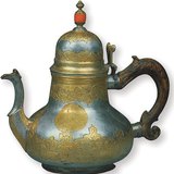 Decorated Turkish tea can