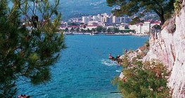 Romantic landscape of the Adriatic Coast