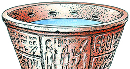 Egyptian clepsydra (water clock)