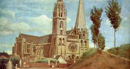 Corot: Chartres Cathedral (1830, Realism)