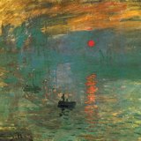 Claude Monet: Impression, Ηλιοβασίλεμα (1872, ιμπρεσιονισμός)