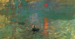 Claude Monet: Impression, Ηλιοβασίλεμα (1872, ιμπρεσιονισμός)