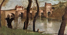 Corot: The Bridge of Mantes (1868-1870, Realism)