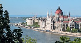 View of the Hungarian Parliament Building