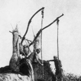 Shadoof, a traditional water lifting device in Egypt