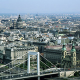 View of Budapest with the Elisabeth Bridge