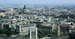 View of Budapest with the Elisabeth Bridge