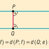 Distance between parallel lines