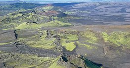 Series of volcanoes in Iceland