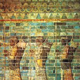 Frieze of Archers from Darius the Great's palace (Susa, 5th century BC)
