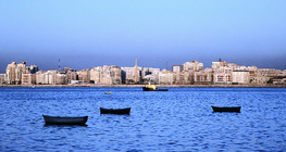 View of Alexandria from the sea