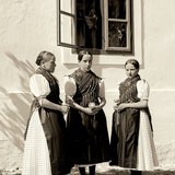 Hungarian village girls