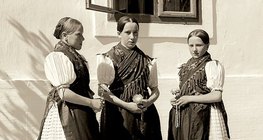 Hungarian village girls