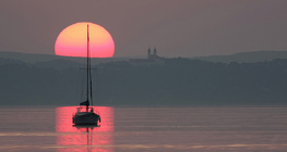 Sunset over Lake Balaton