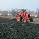 Ploughing in the Great Hungarian Plain