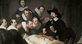 Rembrandt: The Anatomy Lesson of Dr. Nicolaes Tulp (1632, Baroque)