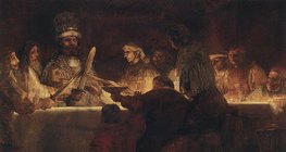 Rembrandt: The Conspiracy of the Batavians under Claudius Civilis (1661-1662, Baroque)