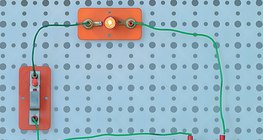 In a short circuit, electrons flow from the negative end to the positve end of the battery