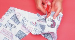 Making a textile picture - step 2