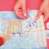 Making a textile picture - step 3