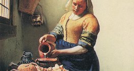 Johannes Vermeer: The Milkmaid (1658-1660, Baroque)
