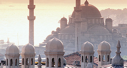 Θέα της Κωνσταντινούπολης με τζαμί