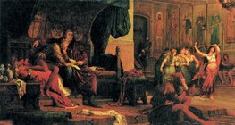 Bertalan Székely: King László V and Ulrik Cillei