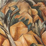 Georges Braque: Houses at L'Estaque (1908, Cubism)