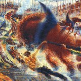 Umberto Boccioni - The City Rises (1911-1912, Futurism)