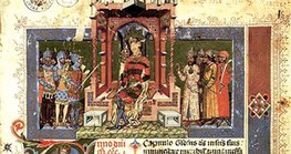 Written source: an old, hand-written and painted book