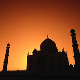 Taj Mahal at sunset