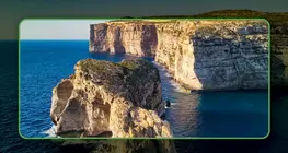 Formation of rocks on Malta