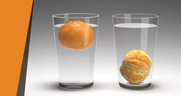 Πορτοκάλι που επιπλέει