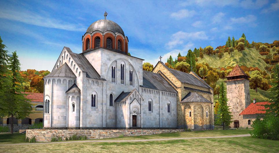 Monaster Studenica (Serbia, XII wiek)