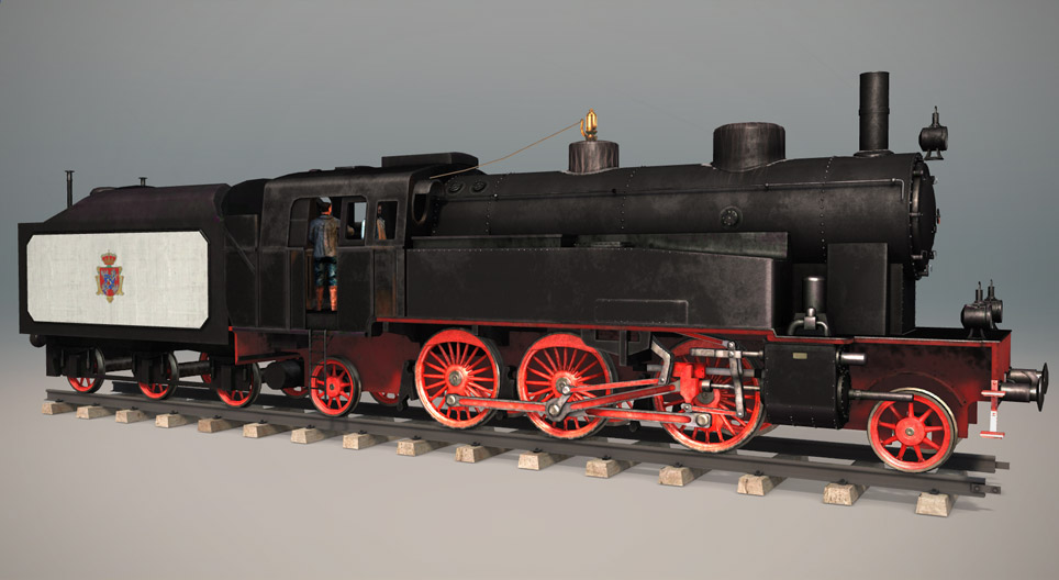 Паровоз БР Стандарт Класс 3 2-6-2T