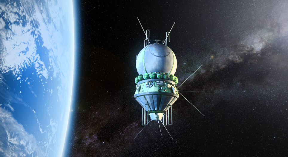 Yuri Gagarin's journey to outer space (1961)